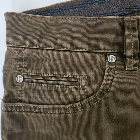 Hiltl The Ultimate Trousers Two Face Button & Zip Fly Brown Corduroy Jeans Sz 33 - Picture 6 of 16